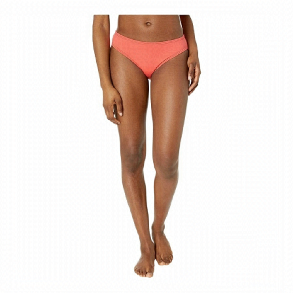 REYN Spooner Solid Coral Hipster Bikini Bottoms Size S